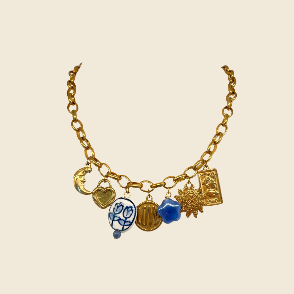 Clara - Collier 7 charms