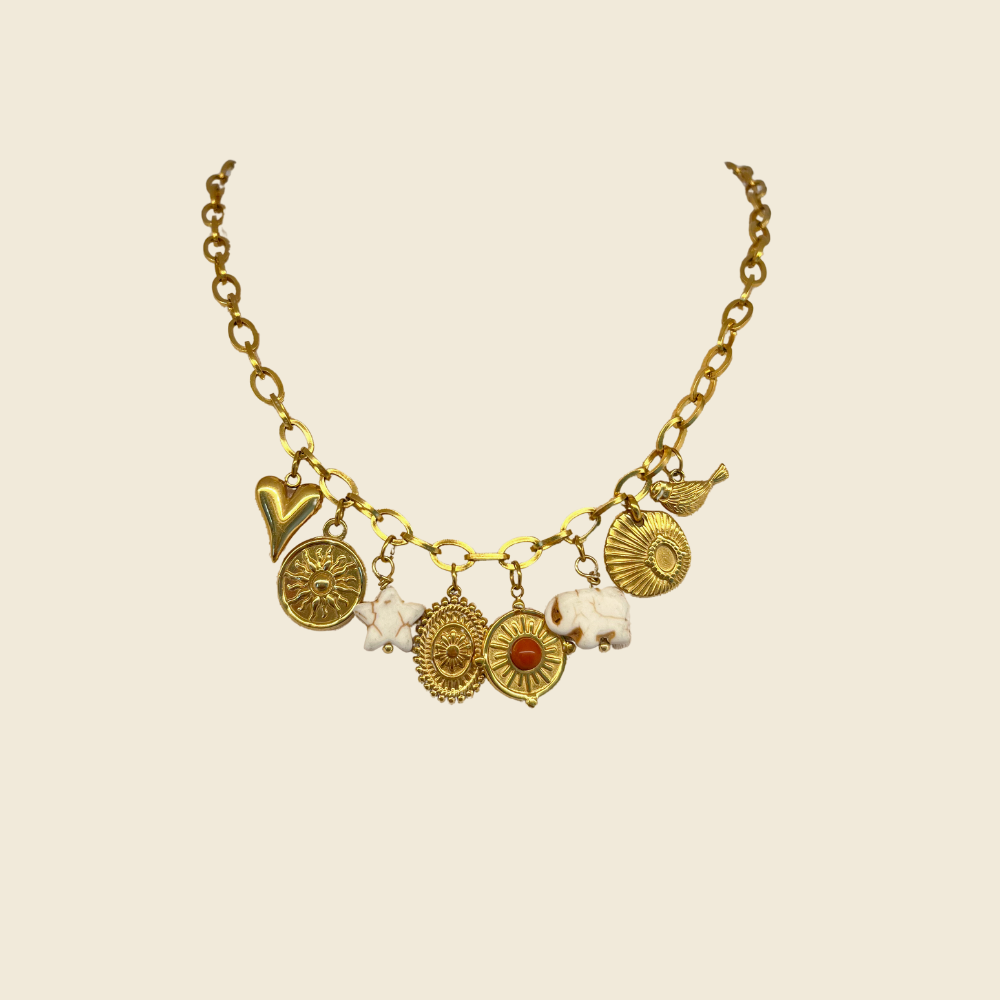 Mia - Collier 8 charms