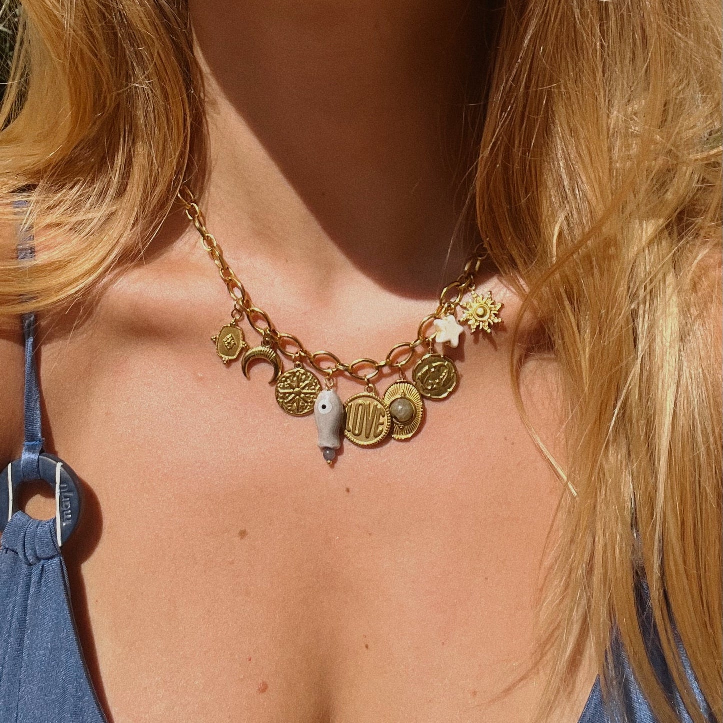 Lola - Collier 9 charms